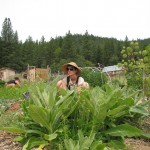 Mullein and student